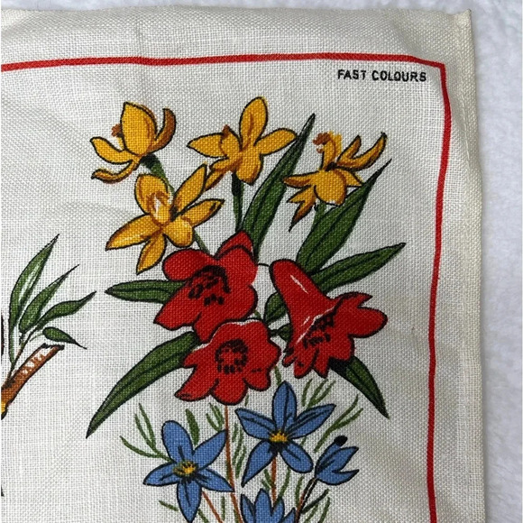 Vintage Map of Australia by HEIL Linen Tea Towel Wall Art Tapestry Linen Koala - Picture 7 of 12